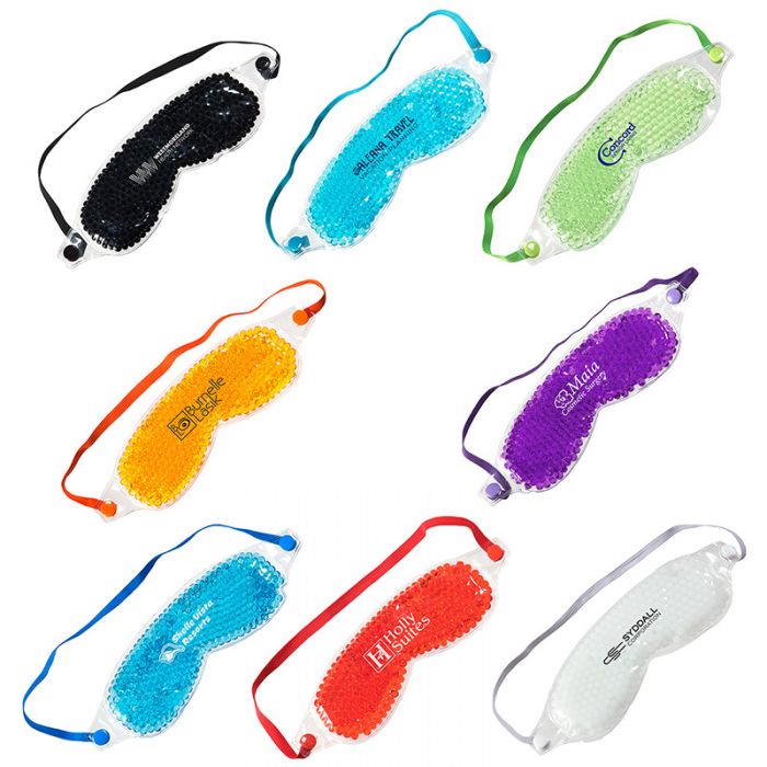 Personalized Aqua Pearls Hot and Cold Pack Sleep Masks