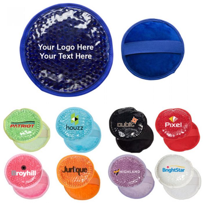 Personalized Plush Round Shaped Hot and Cold Packs