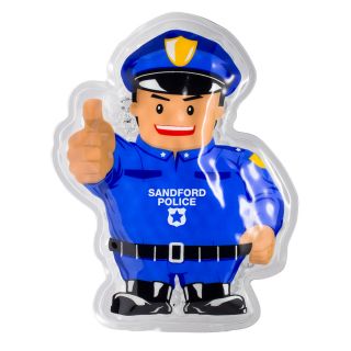 Police Officer Shaped Hot and Cold Gel Packs