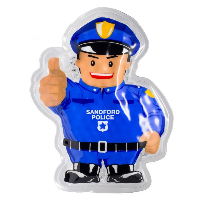 Promotional Police Officer Shaped Hot and Cold Gel Packs