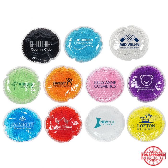 Promotional Round Aqua Pearls Hot and Cold Packs