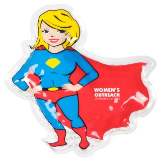 Super Heroine Shaped Hot and Cold Packs