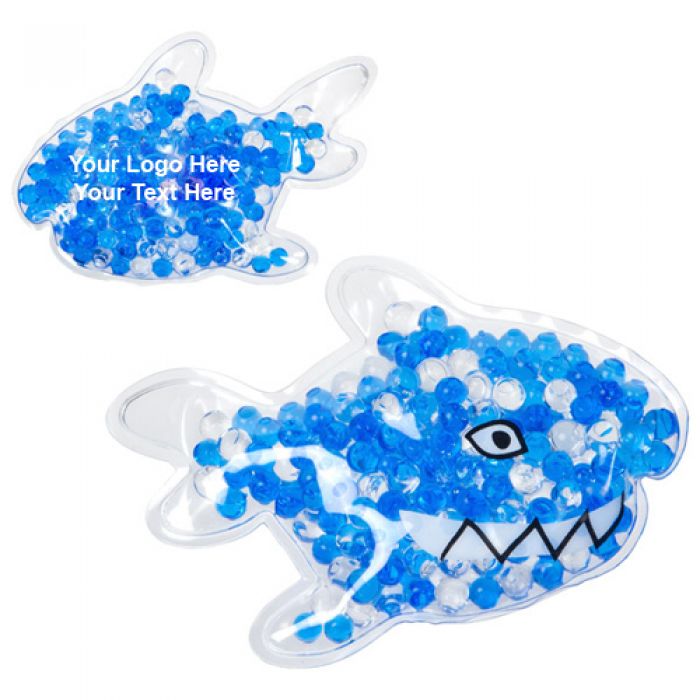 Custom Printed Blue Fish Gel Hot and Cold Packs