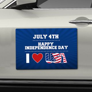 12x18 Independence Day Car Truck Auto Vehicle Signs Outdoor Magnets 30 Mil Round Corners