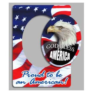 3.5x4.5 Patriotic Picture Frame Magnets 20 Mil