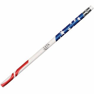 7.5 Inch ized Patriotic Foil Pencils