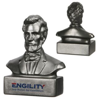 Printed Abraham Lincoln Bust Stress Relievers