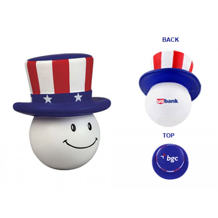 Custom Printed Patriotic Mad Caps