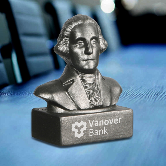 Promotional George Washington Bust Stress Relievers