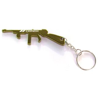 Rifle Shape Bottle Opener Keychains