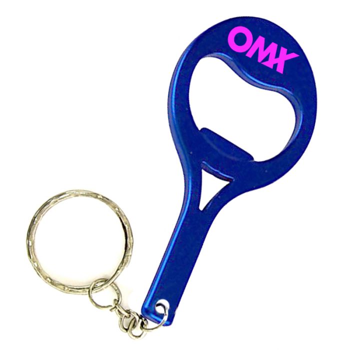 Custom Tennis Racket Shape Bottle Opener Keychains