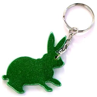 Rabbit Shape Bottle Opener Keychains