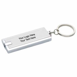 Printed Rectangular Flashlight Keychains