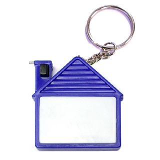 House Shaped Tape Measure Keychains