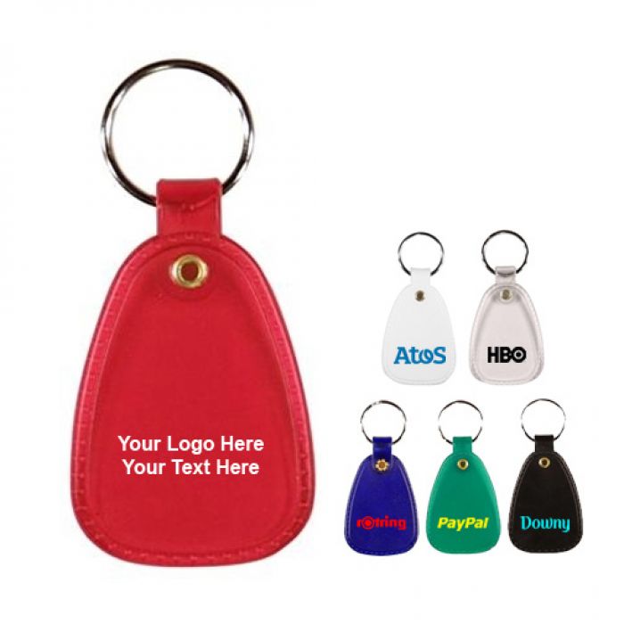 Custom Printed Saddle Key Fob