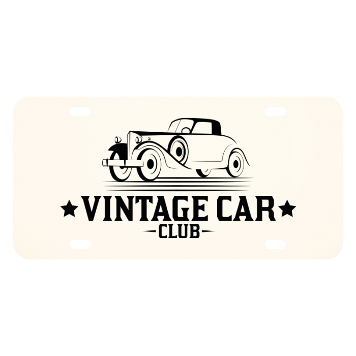 12x6 Inch Customized License Plates