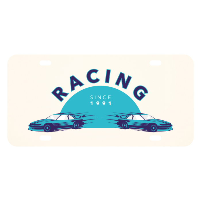12x6 Inch Imprinted License Plates