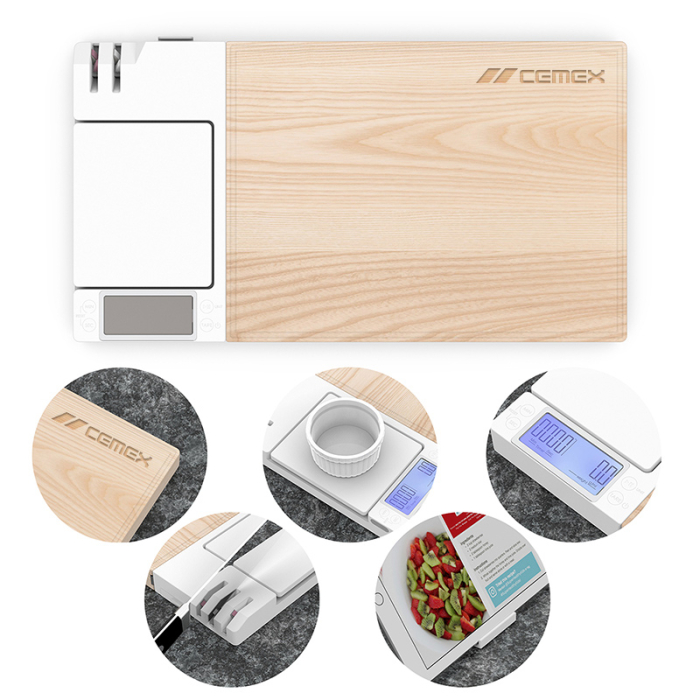 Custom Imprinted 5-In-1 Cutting Boards
