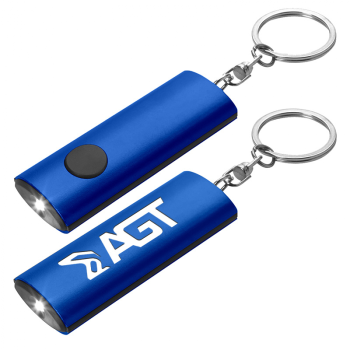 Logo Imprinted Aluminum Keychain Flashlights