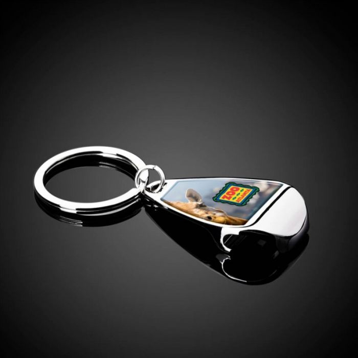 Custom Printed Apri Bottle Opener Keychains