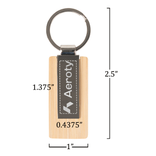 Printed Bamboo Key Tags