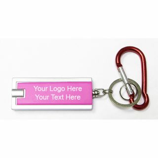 ized Flashlight Keychain with Carabiner