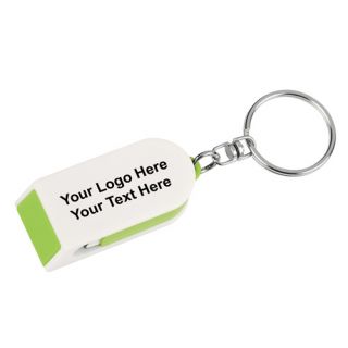 Phone Stand And Screen Cleaner Combo Keychains