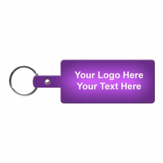 Printed Rectangle Shaped Flexible Key-Tags