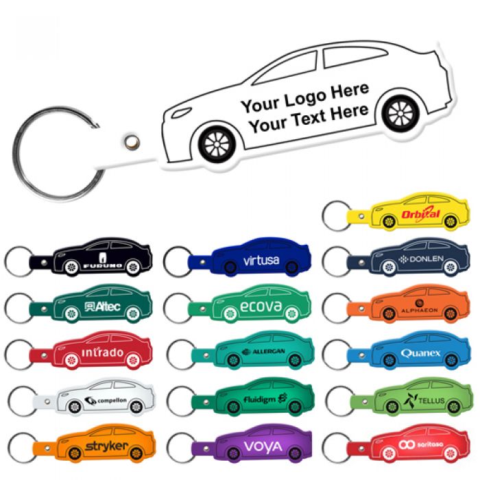 Customized Car Shaped Flexible Key-Tags
