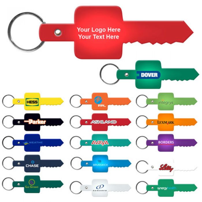 Personalized Key Shaped Flexible Key-Tags