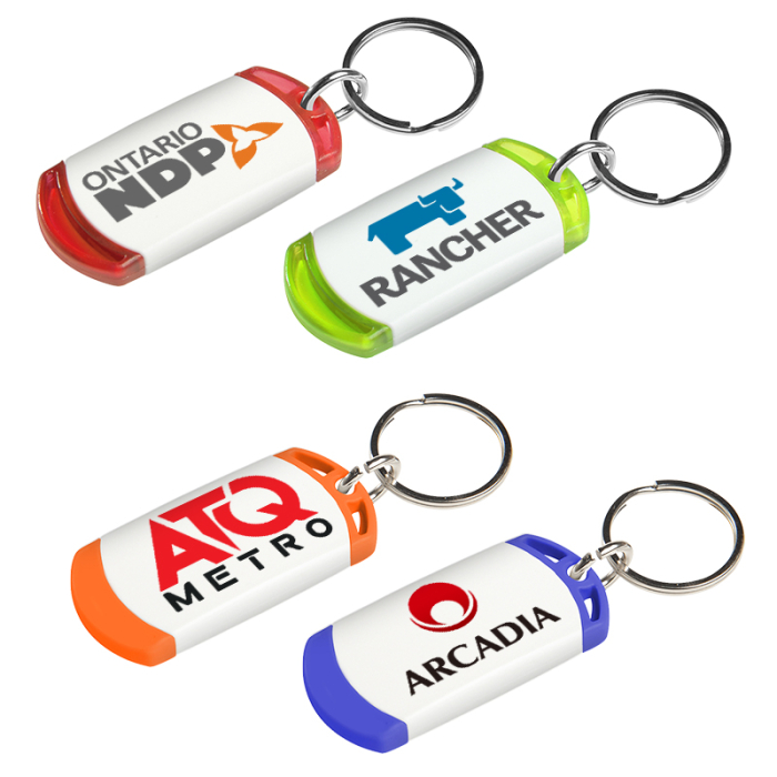 Promotional On The Edge Key Tags