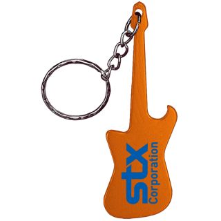 Guitar Shaped Bottle Opener Keychains