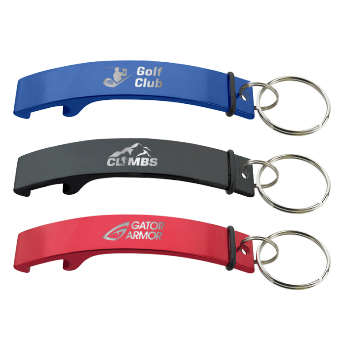 Custom Printed Curve Aluminum Bottle Openers