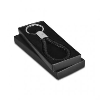 Braided Leatherette Keychains