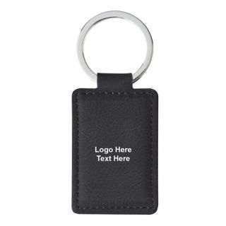 Logo Leatherette Executive Key Tags