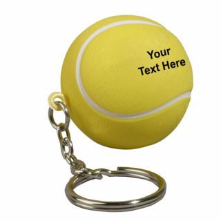 ized Tennis Ball Key Chains
