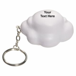 Cloud Shaped Stress Ball Keychains