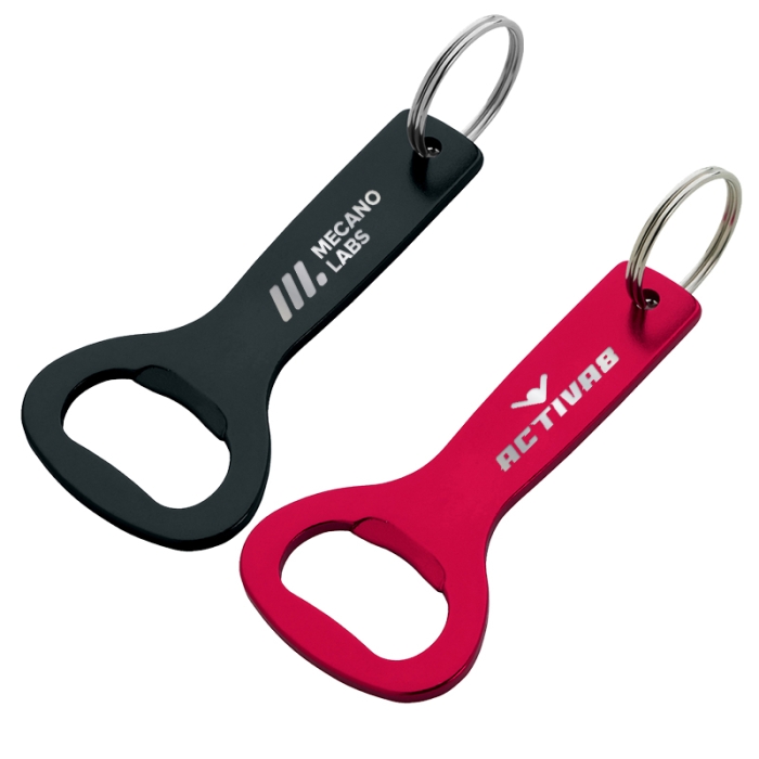 Personalized Aluminum Bottle Openers with Key Ring