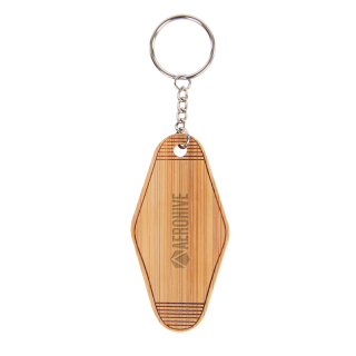 Bamboo Motel Style Keychains