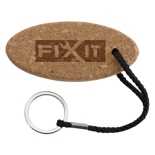 Buoy Oval Cork Keychains