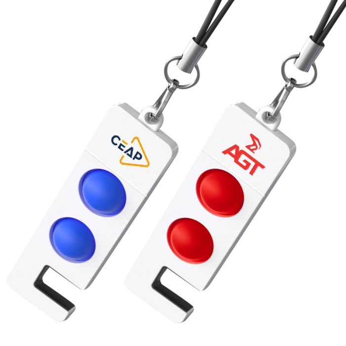 Custom Printed Fidget Pop Keychain Stands