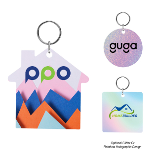 ized 2 Inch Shaped Acrylic Key tags