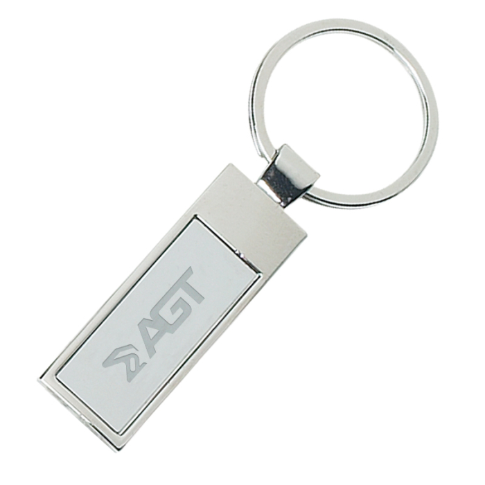 Personalized Rectangle Metal Key Tags