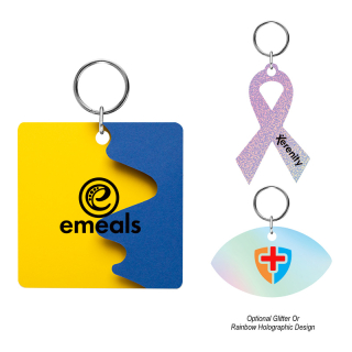 4 Inch Shaped Acrylic Key tags