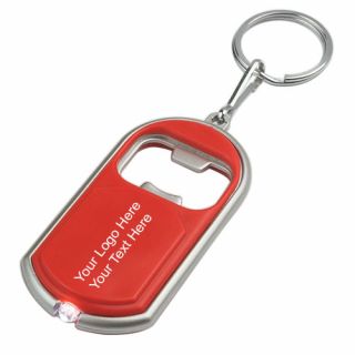 Bottle Opener Keychain with LED Flashlights
