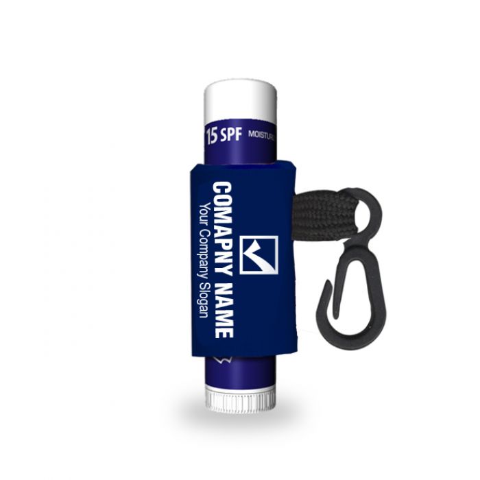 Personalized Chap Ice Moisture SPF 15 Lip Balm with a Custom Leash and Label