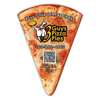 1.87x2.62 Pizza Slice Shaped Magnets - Outdoor &...