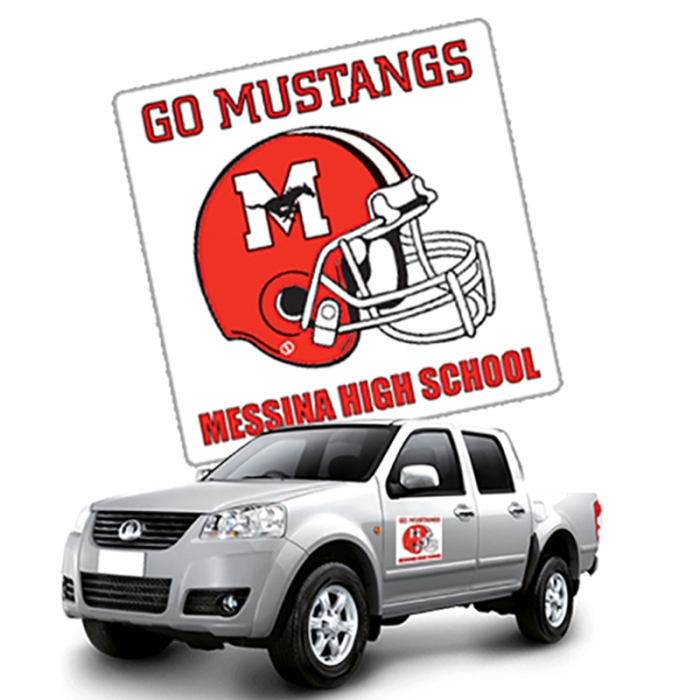 12x12 Customized Magnetic Car And Truck Signs Magnets - Outdoor & Car Magnets 30 Mil Round Corners