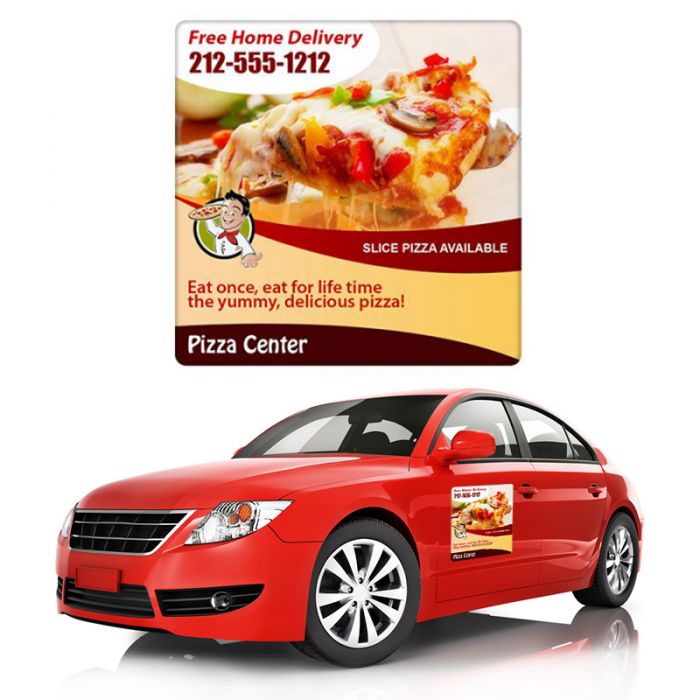 12x12 customized outdoor & car magnets 30 Mil round corners