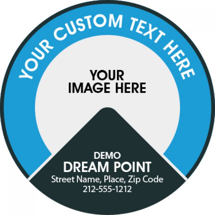 Customized 2.5 Inch Diameter Circle Shape Magnets 20 Mil